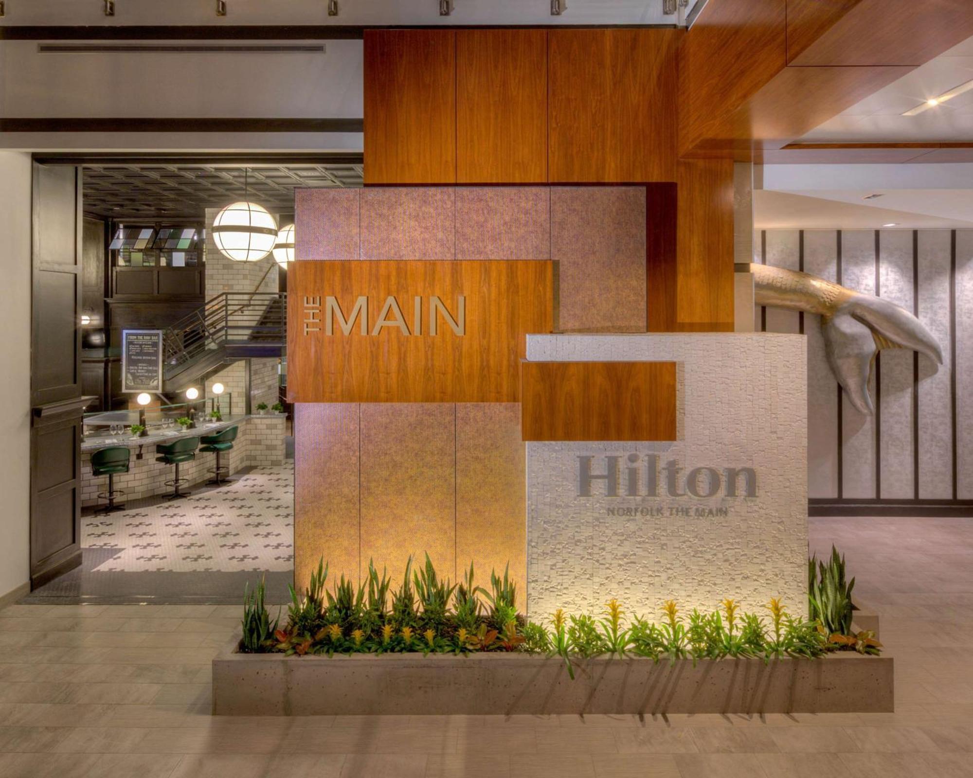 Hilton Norfolk The Main Hotell Exteriör bild